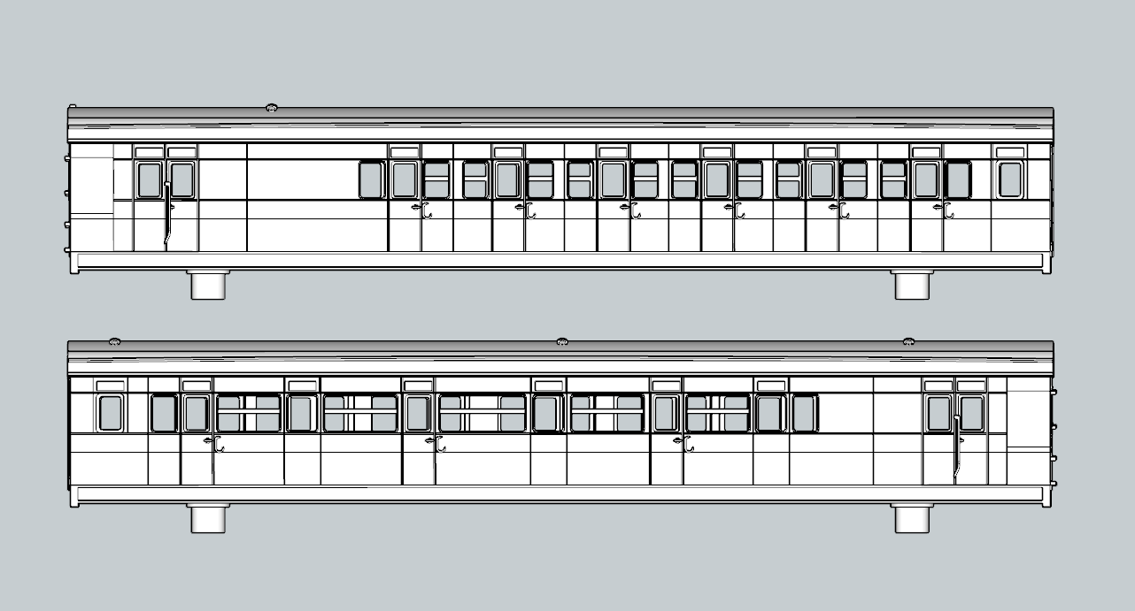 (image for) LSWR Ironclad 2-Set Coach Bundle